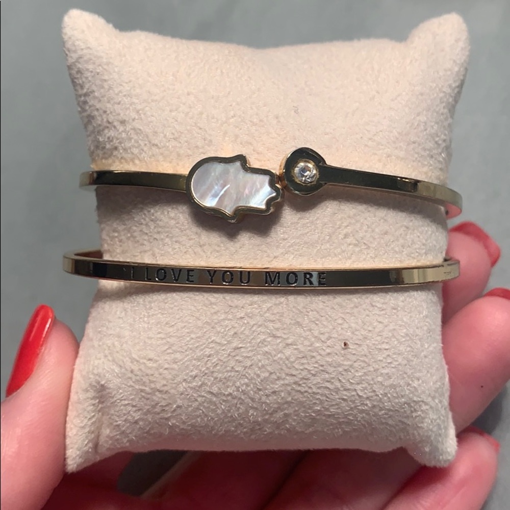 Gold Bracelet Set